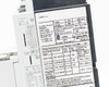 Moeller NZMN1-A breaker label close-up showing voltage ratings 240V/480Y/277V, 85KA/35KA, UL E31593