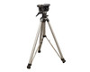 Bogen Manfrotto 3050 professional tripod with fluid head — full view showing extended legs and head