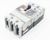Fuji Electric BW125JAGU 40A 3-Pole Molded Case Circuit Breaker – angled front-left view showing handle and label