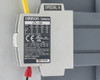 Omron J7L-50 contactor nameplate label – showing AC3 ratings 240V 55A 15kW, IEC/EN/VDE/BS standards, CE and UL listing, Made in Korea