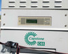 Capstone C65 front panel – operator display/keypad and green Capstone C65 logo decal on white enclosure