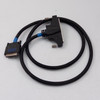 National Instruments NI0892080 shielded DAQ cable – full length view showing both connector ends and round black cable jacket