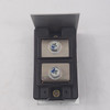 Powerex PH40016 diode module top-down view showing both stud bolt terminals with blue star lock washers