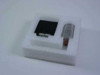 Transducers and Systems FT30A transducer and EL-2 module set nestled in foam-padded tray – overview