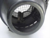 Interior front view of Strand Lighting par can showing internal lamp holder, safety mesh screen, and mounting tabs