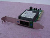 Dell 079EKD GVC F-1156IV/R9F 56K PCI fax modem card – angled view showing PCI edge connector and single RJ11 port on bracket