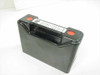 RS Components 413-923 A3 Fuse Holder – front and top view showing black molded housing with two red indicator caps