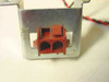 Metal fan bracket with red 2-pin power connector and attached red/black lead wires