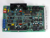 Nordiko N930044.SA PCB top-down view showing M9406 LM324B dual op-amp ICs, ST LG424 and Maxim ICs, PRESET trimmer, relay, and tested OK 11-15-96 handwritten label