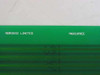 Nordiko Limited N601109EE board edge label showing manufacturer name and part number silkscreened on PCB