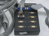 Ultracision Slider ID System Breakout Box top panel showing 8 numbered DB9 connectors and ribbon cable header