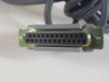 Crimson Tech CVS-3/W attached cable end showing DB25 female 25-pin connector