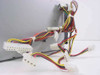 Delta RPS-350 D PSU housing – close-up of power cable harness showing 20-pin ATX, Molex 4-pin peripheral, and floppy connectors