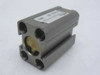 PHD Inc CRS2U12X3/4-T22 CRS-Series compact cylinder – rear view showing brass port fitting and mounting holes