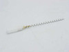 Cigarette Easy Roller metal auger retrofit kit assembled — metal spiral auger with brass fitting and white nylon end cap attached