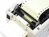 Citizen CBM iDP3530 open interior detail – tractor feed roller mechanism, paper path, and sprocket drive assembly