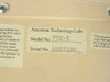 American Technology Labs VRT-2 CSU/DSU — bottom label showing model number VRT-2 and FCC registration info