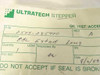 Ultratech Stepper QC Test label showing part number 0509-285400, Rev A, description CBL Extnd Leng, date 8/2/93