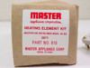 Master 815 Heating Element Kit 300°F for Master Appliance AH-3 - New 4-1/4" Long