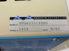Anaheim Automation DPW65351XDB9 — model and serial number label showing Model DPW65351XDB9, Serial 1414, Date 9/93