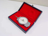 Scherr-Tumico 62-6381-00 precision dial dynamometer shown in open original navy blue velvet-lined storage case