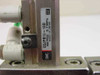 SMC CDJPB10-100 cylinder label showing max pressure 0.7 MPa, Made in Japan marking on aluminum fixture body