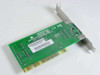 D-Link DFE-530TX+ PCI NIC – rear PCB view showing PCI edge connector, CE/FCC marks, and label