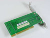 Linksys LNE100TX PCI NIC – rear PCB view showing PCI gold edge connector and board label