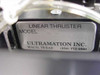 Ultramation OA-4 nameplate label showing model designation and Ultramation Inc. manufacturer information, Waco Texas