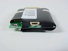 Askey 1456 VQL4 modem board side view showing RJ-11 phone jack port and wrapped board edge