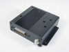 Motorola S5415D 3W Cell Phone Booster – angled front/top view showing ribbed aluminum enclosure, DB25 connector, and SMA antenna port