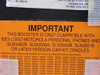Motorola S5415A compatibility warning label showing compatible EE3 Motorola phones and cradle models SLN3482B, SLN3506A, SLN3500B, SLN3501B