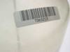 Barcode label on glass jar body showing asset/tracking number T065213