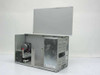Facit T9500 Thermal Printer — top lid open showing interior mechanism with missing label roll holder