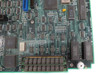 IBM PS/2 8530 System Board – close-up detail of board corner showing part number label and populated memory and logic ICs