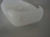 Rave-MP MP3 player clear plastic case close-up showing side cutout and soft flexible shell material