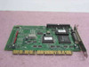 Adaptec AHA-2740A EISA Fast SCSI host adapter card – reverse-side angled view showing solder side, EISA edge connector, and internal 50-pin IDC header