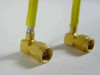 Flexible Lot of 10 - 3.75" Long RF Male/Male Flex Cable (SMA)