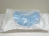 DePuy 5410-50-000 Sterile View Disposable Cleanroom Hood — sealed in clear plastic bag, top view showing blue hood