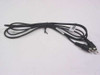Compaq 247088-001 6ft RCA to RCA black cable coiled on white background