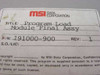 MSI Data Corporation label showing title Program Load Module Final Assy, P/N 191000-900, Rev 1