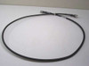 Andrew BR-400 6ft N-type male-male coaxial cable assembly – full coil overhead view showing cable and both connectors