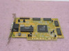 Cirrus Logic MVGA-CL5446P PCI VGA video card – PCB reverse side showing Cirrus Logic chip label, memory chips along right edge, and DB-15 port on bracket