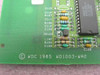 Western Digital WD1003-WA2 PCB close-up showing '© WDC 1985 WD1003-WA2' silkscreen and component detail