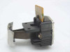 Telex 8510 dot matrix printhead – side view showing flat flex connector board, mounting bracket, and finned heatsink detail