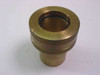MDC brass coupling with O-ring seal assembled – angled top view showing knurled collar and inner bore with O-ring visible