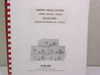 Singer Instrumentation Instruction Manual No. 110-6024 cover page showing title 'Sweep Oscillators Model 6610ED Series (Plug-Ins)' with photo of stacked oscillator units
