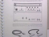Interior page of Singer 9514C 9515C Instruction Manual showing front panel diagrams of both units and interconnecting cable illustrations