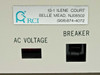 Raritan MC16E side panel – AC Voltage and Breaker indicators with RCI contact label