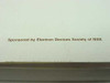 IEEE IEDM 1988 Technical Digest — back or interior page showing 'Sponsored by Electron Devices Society of IEEE' text